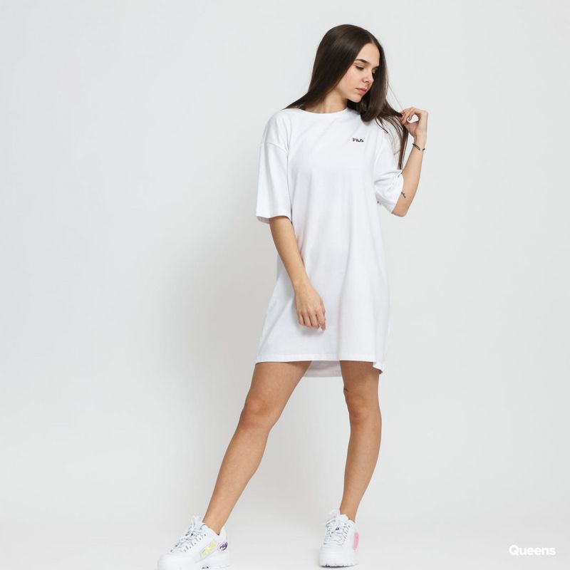 Fila Elle Tee Dress Bright White