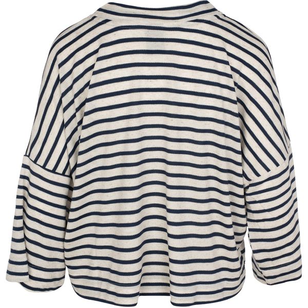 Luxzuz Julia T-skjorte Stripet Navy