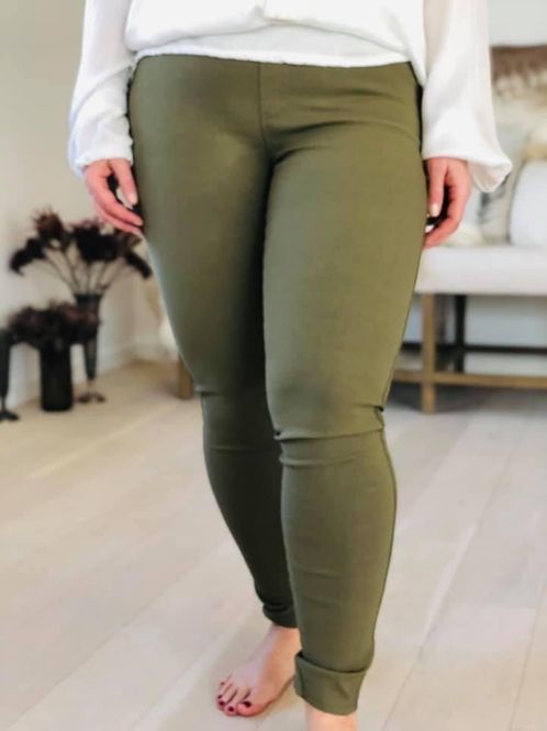 Hovedbilde Cat & Co Plus Size Leggings Khaki