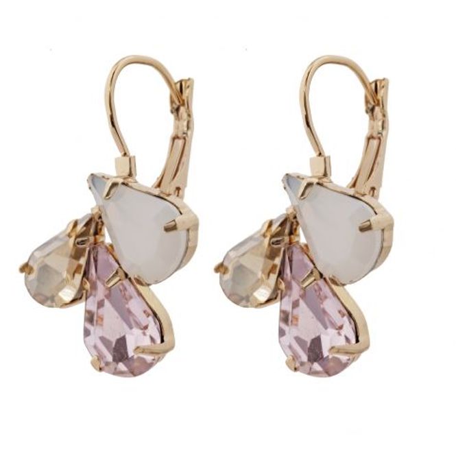 Hovedbilde Nora Norway Drop Ear Gold Pink