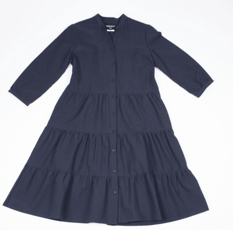 Sebago Seersucker Dress Navy