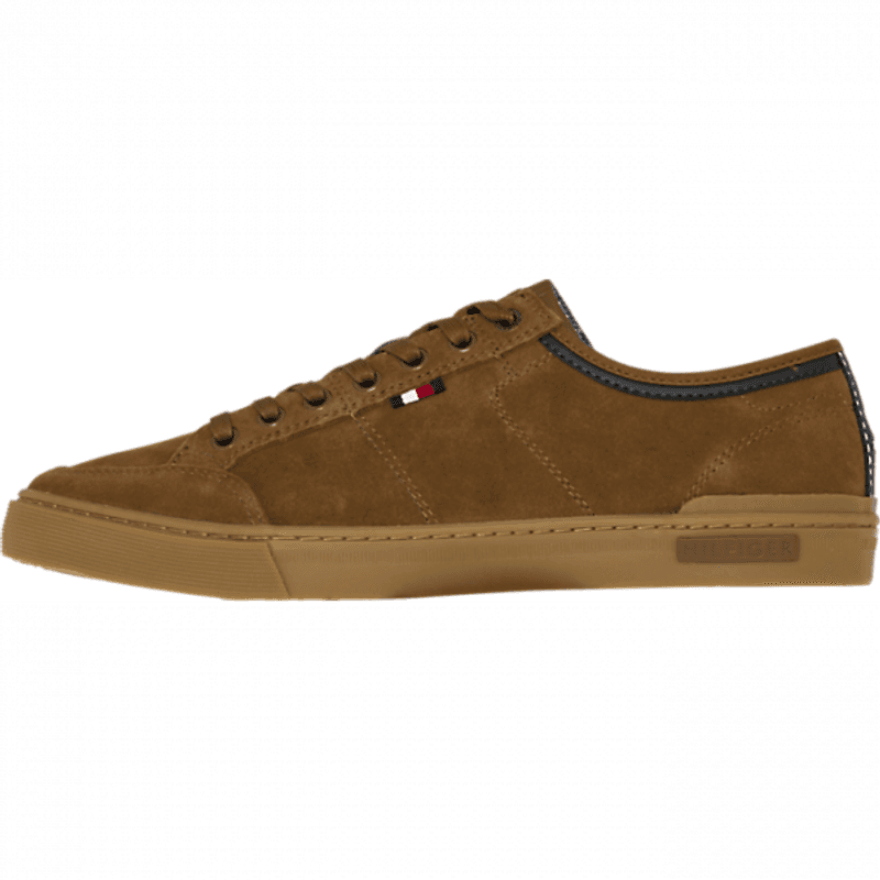 Tommy Hilfiger Core Suede Lace Up Cognac