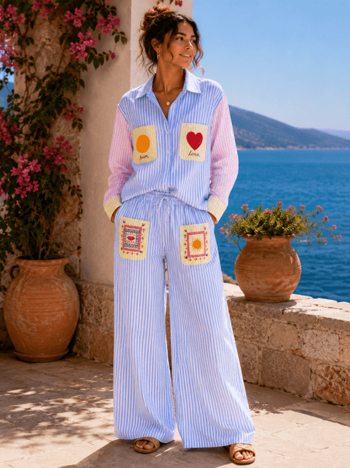 Hovedbilde Positano Sett Blå