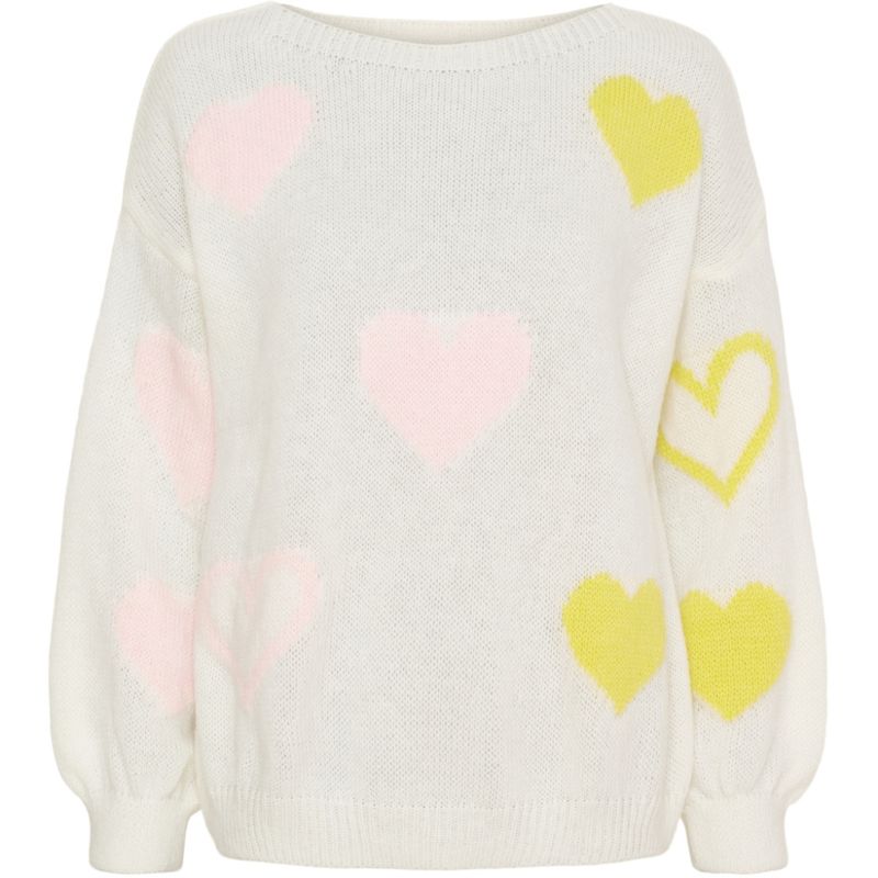 Marta DC Amarante Strikkegenser Hvit