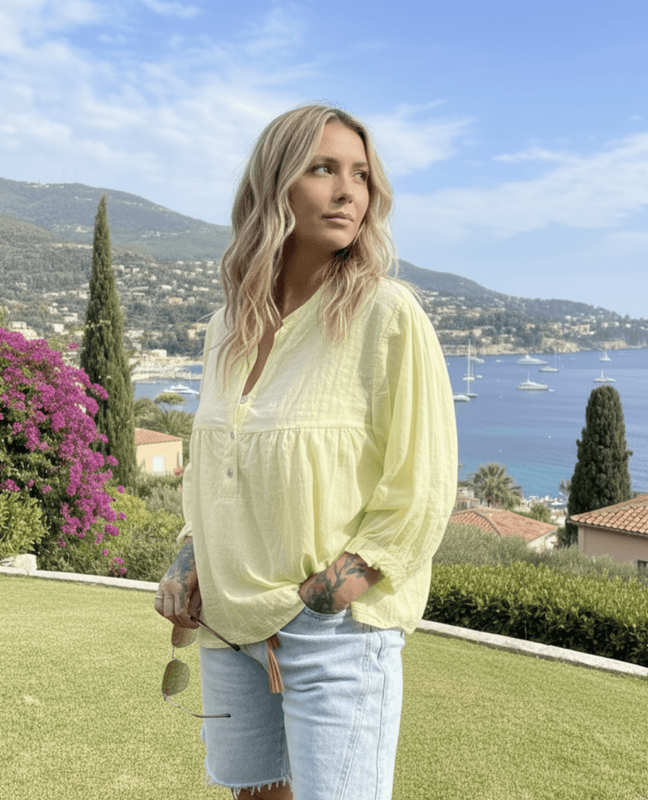 Qnuz Boheme Blouse Yellow