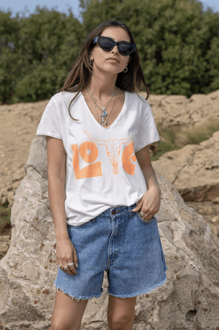 Hovedbilde Chantal B Love B T-Shirt Ecru