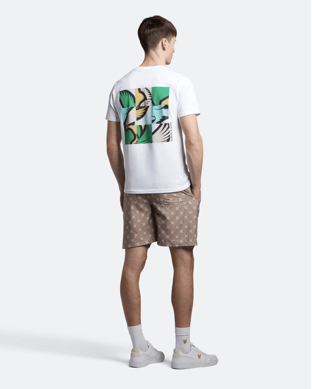 Lyle & Scott Shuttle Print Swim Short 
