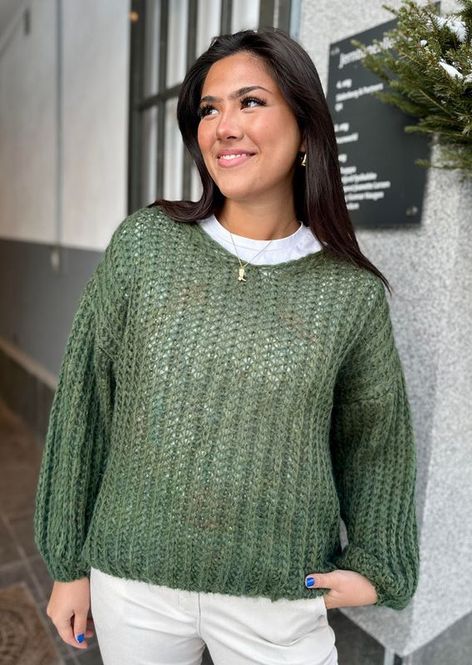 Hovedbilde Pepper Nora Genser Khaki