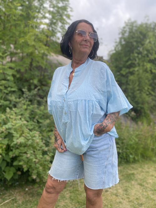 Hovedbilde Qnuz Boheme Blouse Pastel Blue