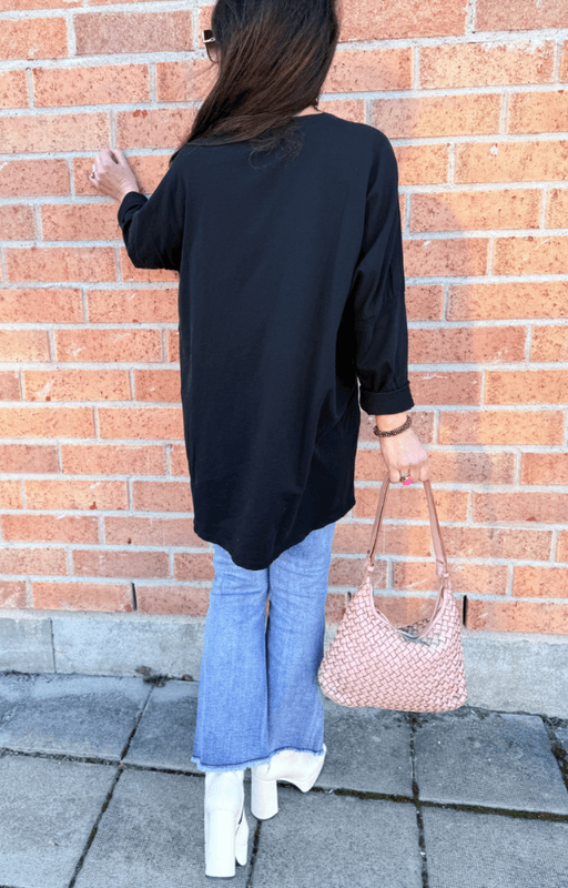Love Forever Queen Oversize Topp Sort