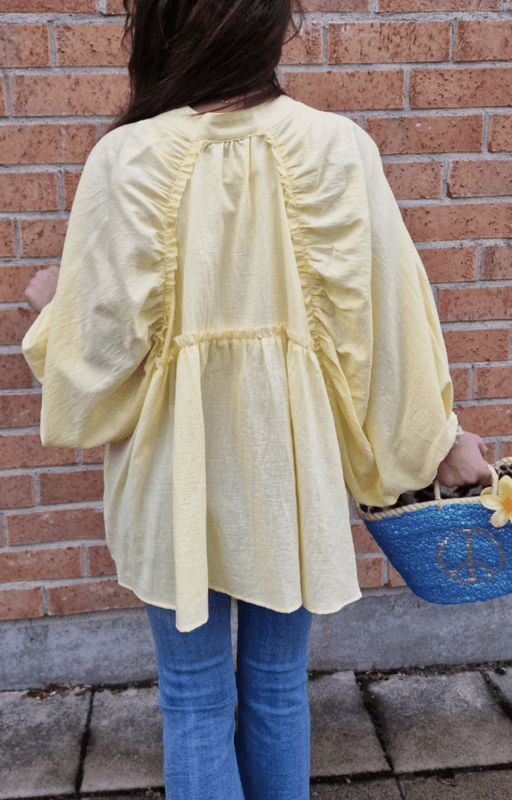 Love Forever Domenique Blouse Yellow