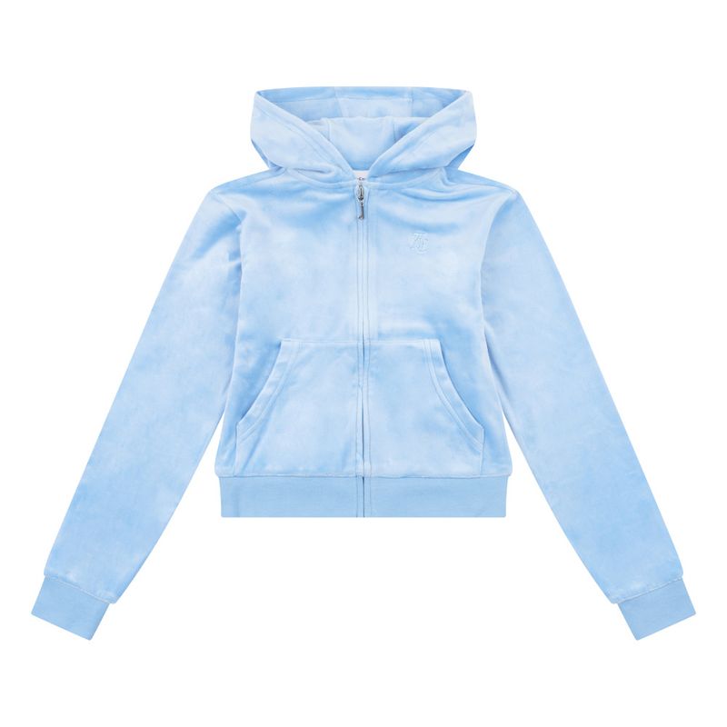 Juicy Couture Velour Zip Thru Hoodie (flere farger)