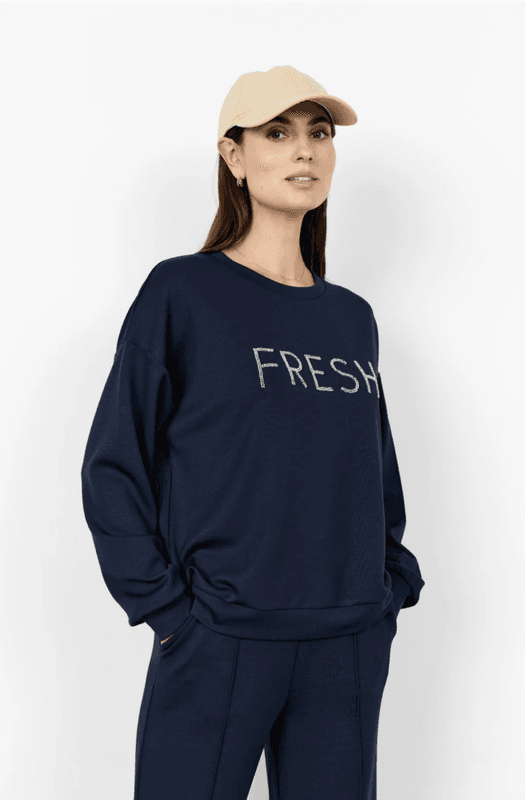 Soyaconcept Banu Fresh Sweatshirt Navy