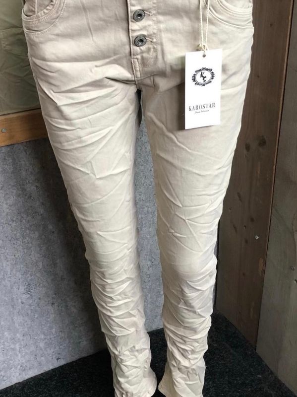 Karostar Beige Jeans