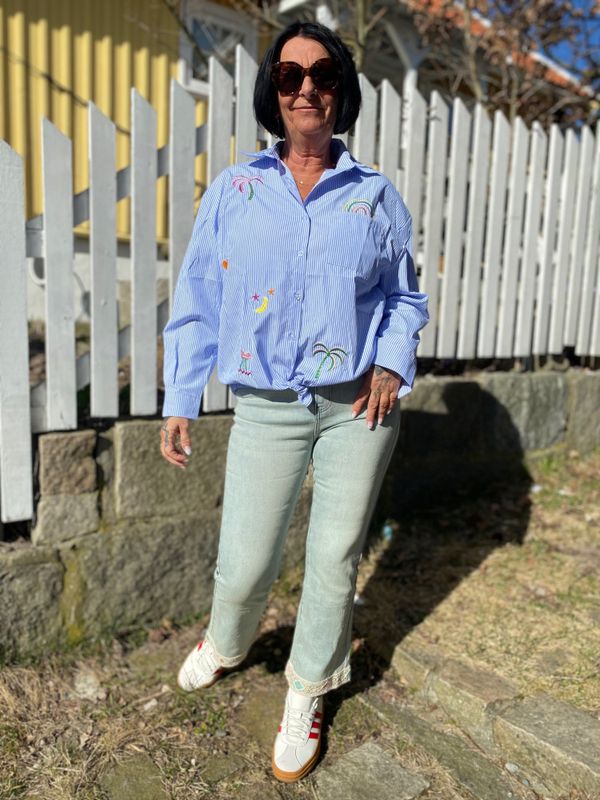 Qnuz Svea Skjorte Blå